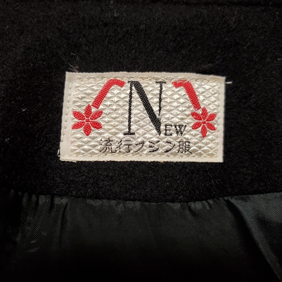 Vintage 80s Black Winter Coat - Picture 5 of 5